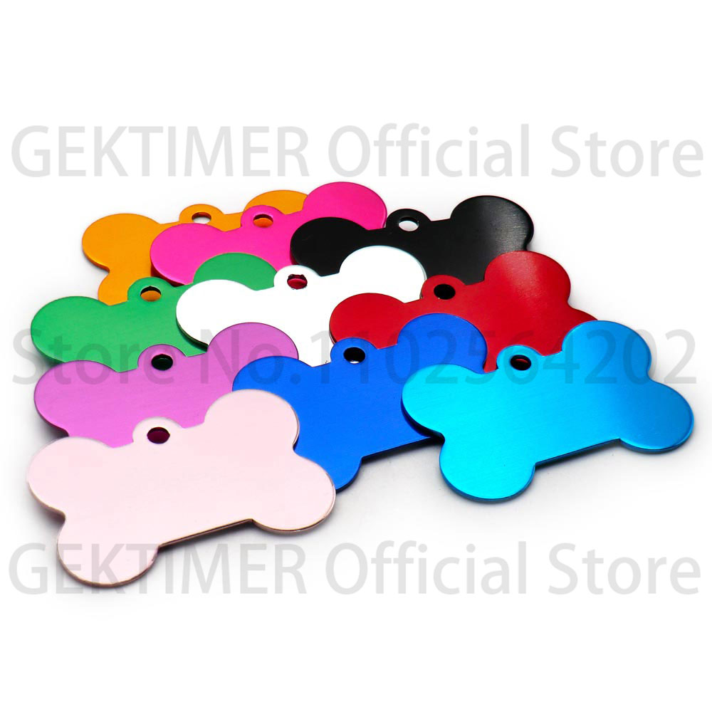 Pet Supplies Wholesale - 100pcs Gantungan Kunci Tulang Aluminium Custom