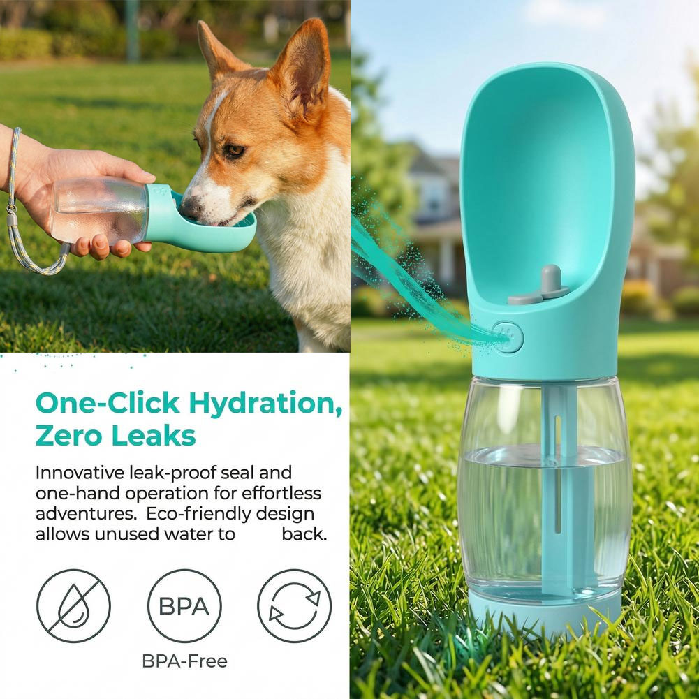 Pet Supplies Coupon - Botol Air Anjing Portabel, Mangkuk Minum