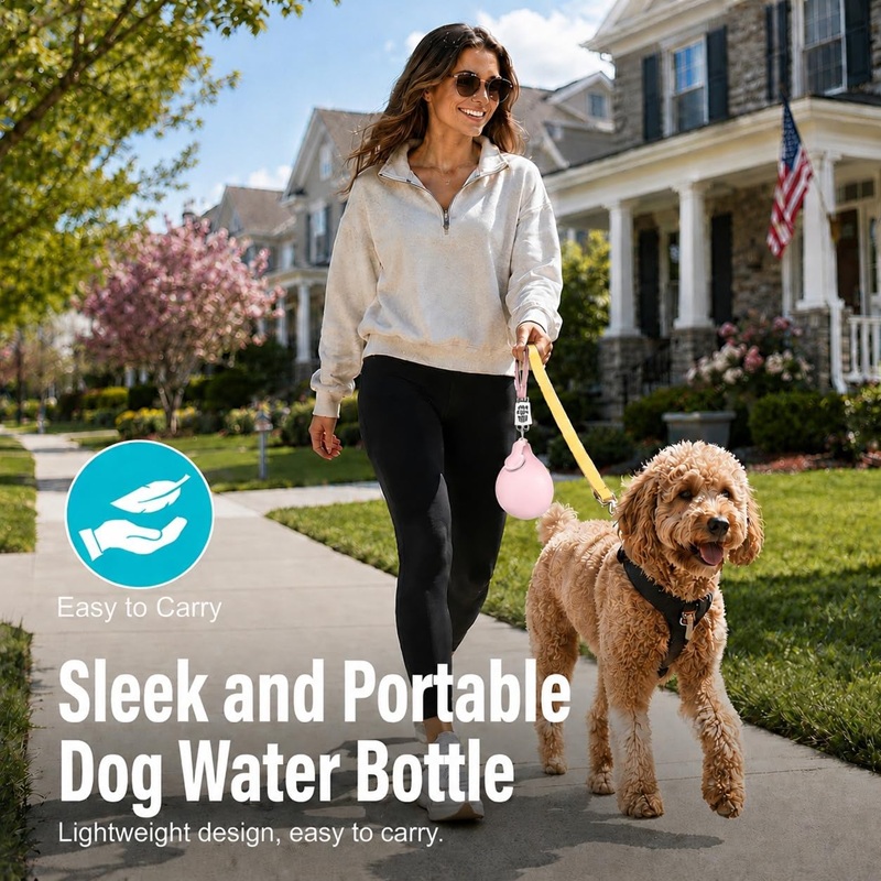 Botol Air Anjing Stainless Ste - Pet Supplies Coupon ulasan dan harga